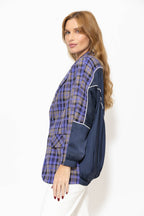 Purple Check Sports Blazer