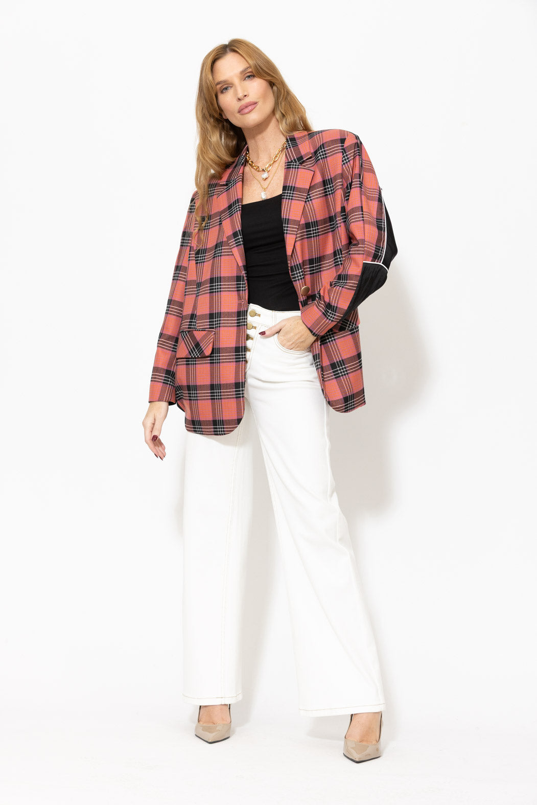 Pink Check Sport Blazer