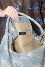 Blue Tie Dye Slouch Bag