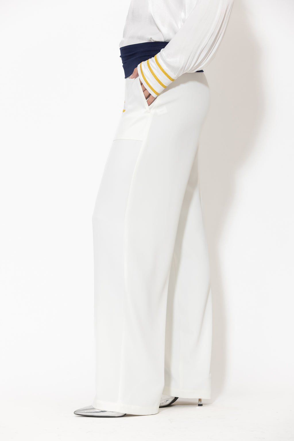Ivory Euro Foldover Pant