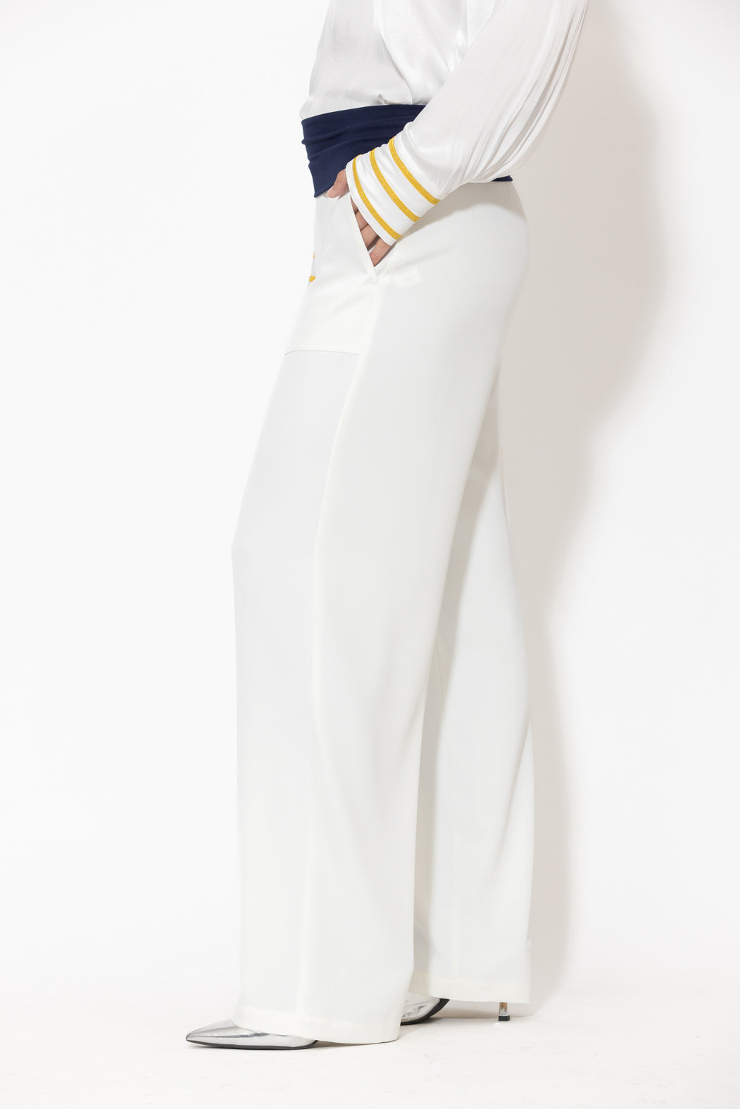 Ivory Euro Foldover Pant