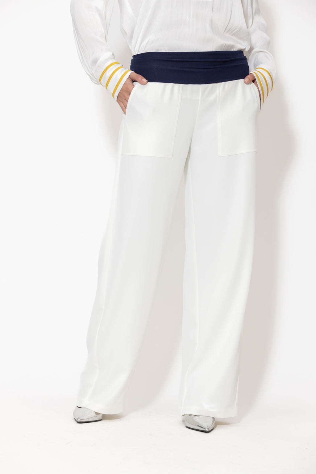 Ivory Euro Foldover Pant