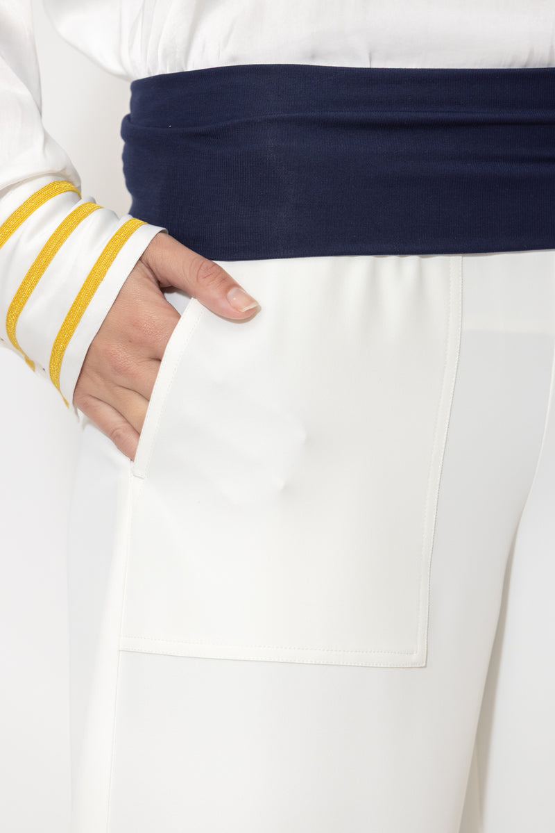 Ivory Euro Foldover Pant