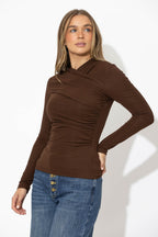 Chocolate Tencel Livvie Top