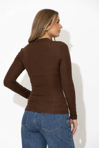 Chocolate Tencel Livvie Top