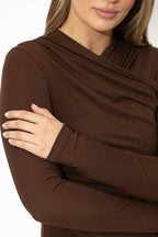 Chocolate Tencel Livvie Top