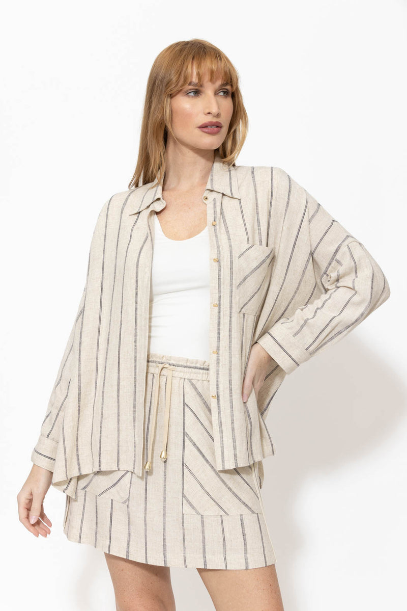 Oatmeal Linen Everyday Shirt