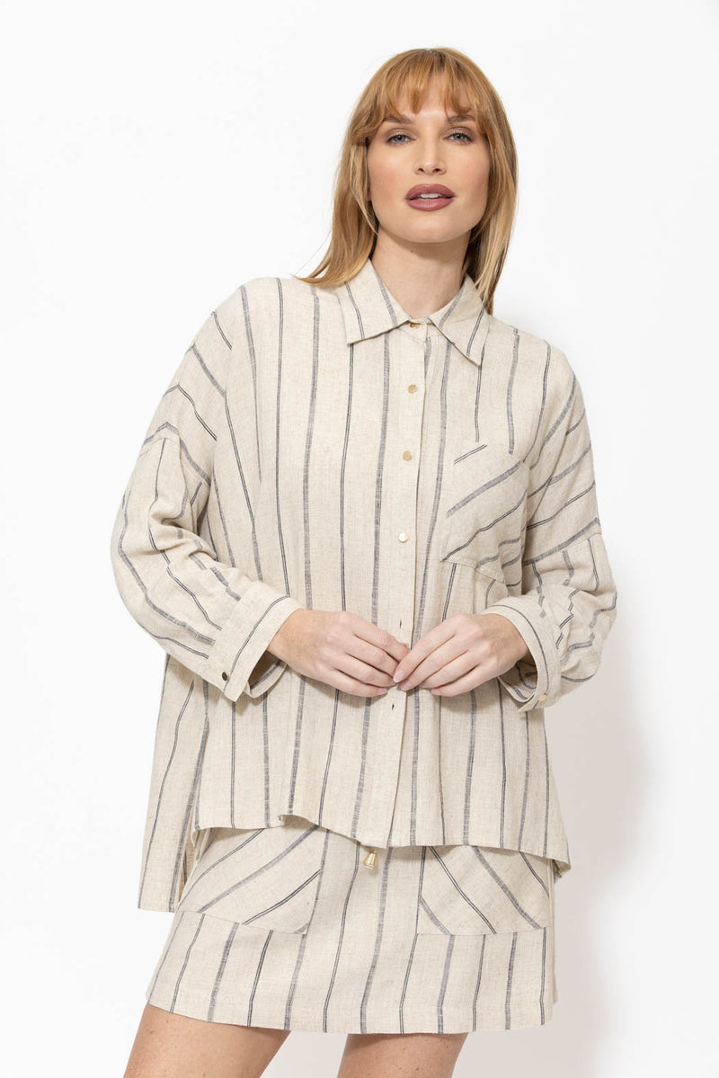 Oatmeal Linen Everyday Shirt