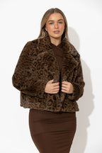 Leopard Faux Fur Astra Jacket