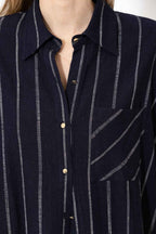 Navy Linen Everyday Shirt