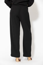 Black Euro Lace Drawstring Pant