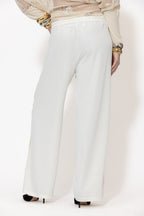 Ivory Euro Lace Drawstring Pant