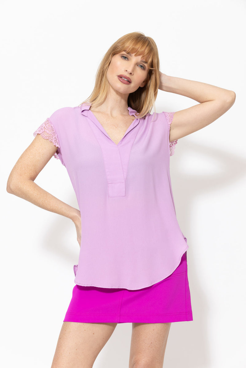 Wisteria Viscose Lace Blogger Shirt