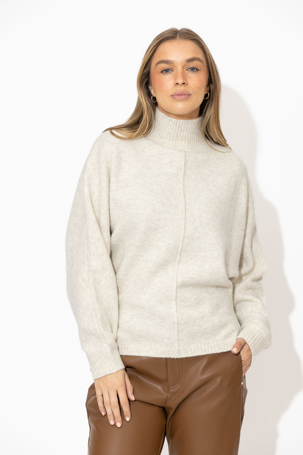 Milk Dolman Knit Jumper