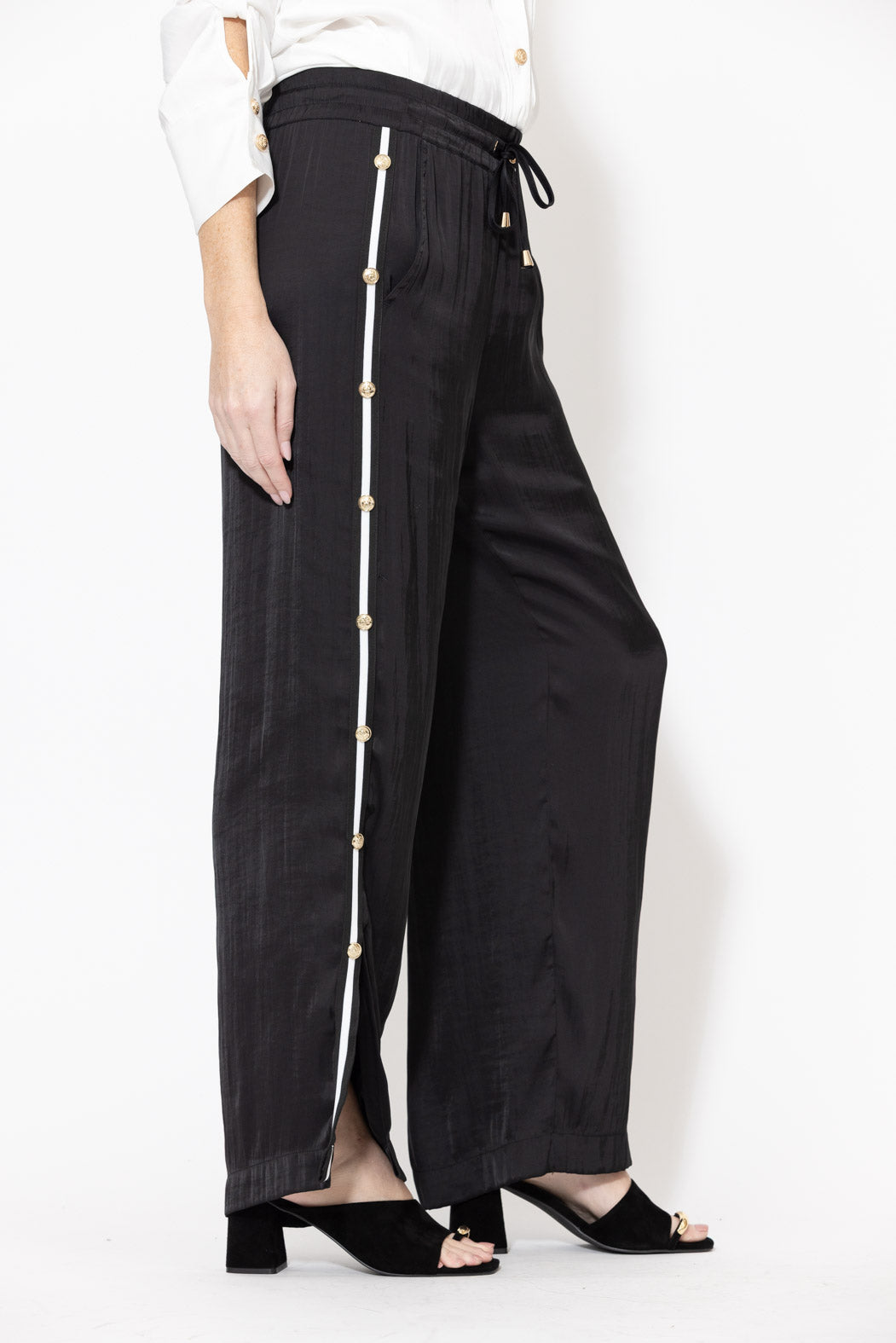 Black Glow Studded Pant
