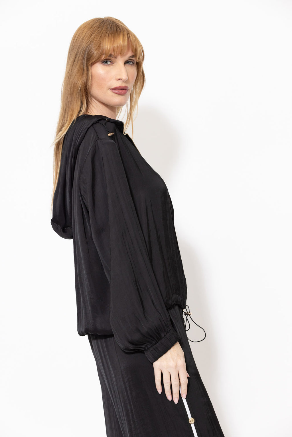 Black Glow Hooded Jacket