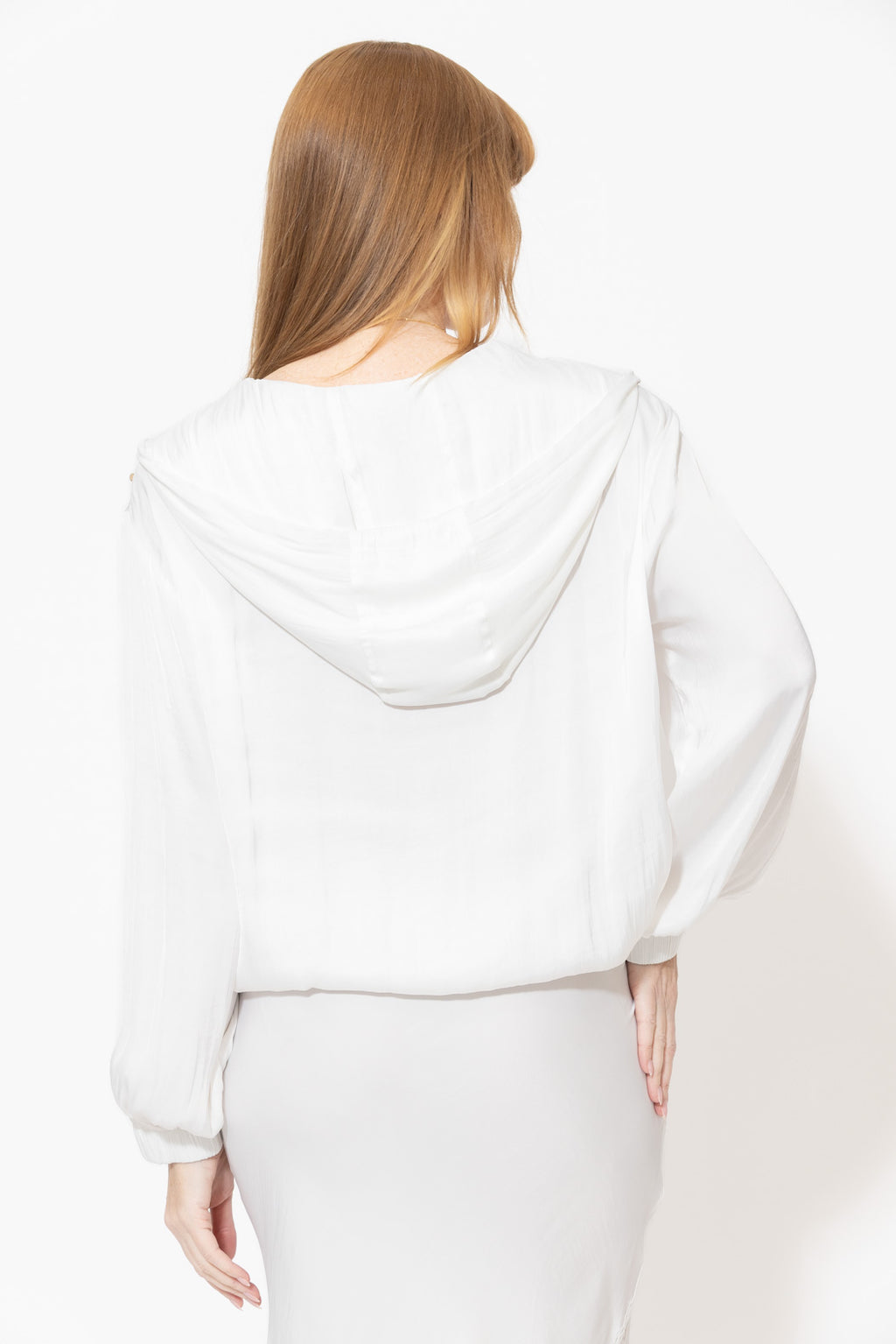 White Glow Hooded Jacket