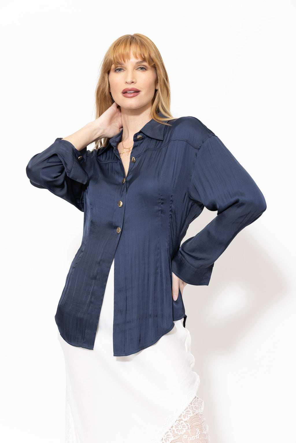 Navy Glow Hourglass Shirt