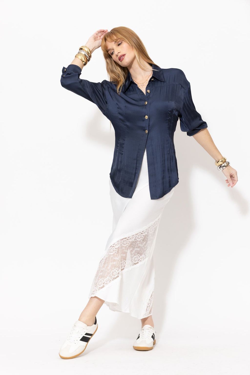 Navy Glow Hourglass Shirt
