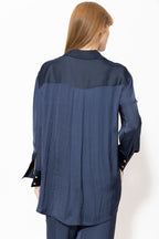 Navy Glow Military Shirt