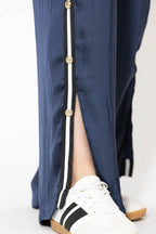 Navy Glow Studded Pant