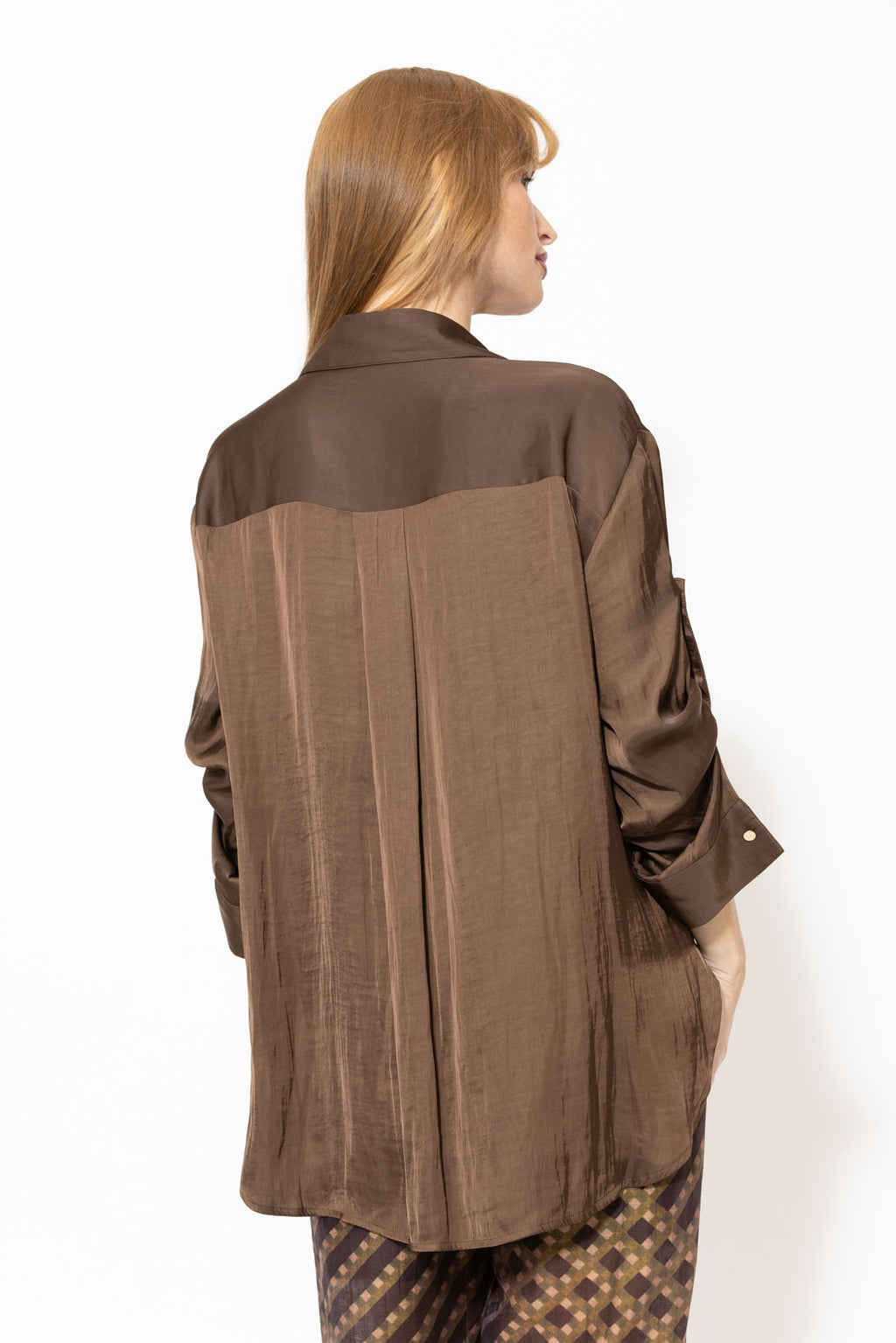 Mocha Glow Trench Shirt