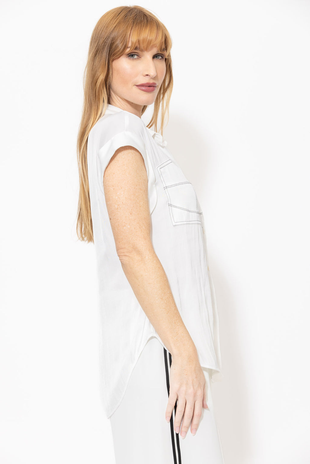 White Glow Bustier Top