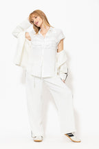 White Glow Bustier Top