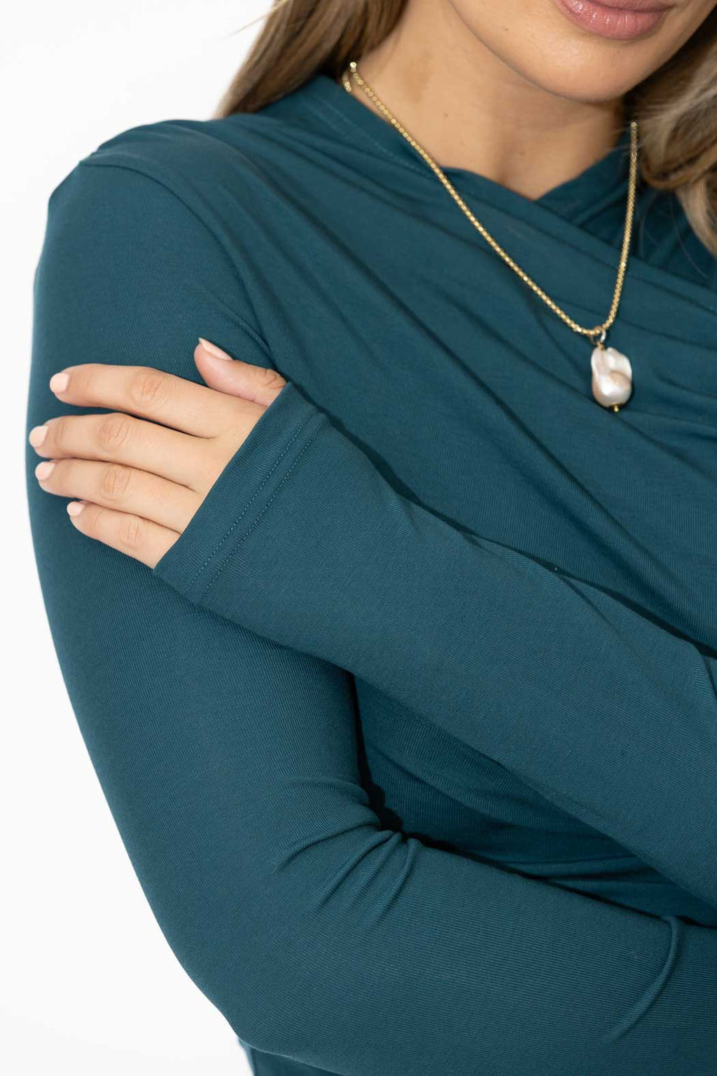 Teal Tencel Livvie Top