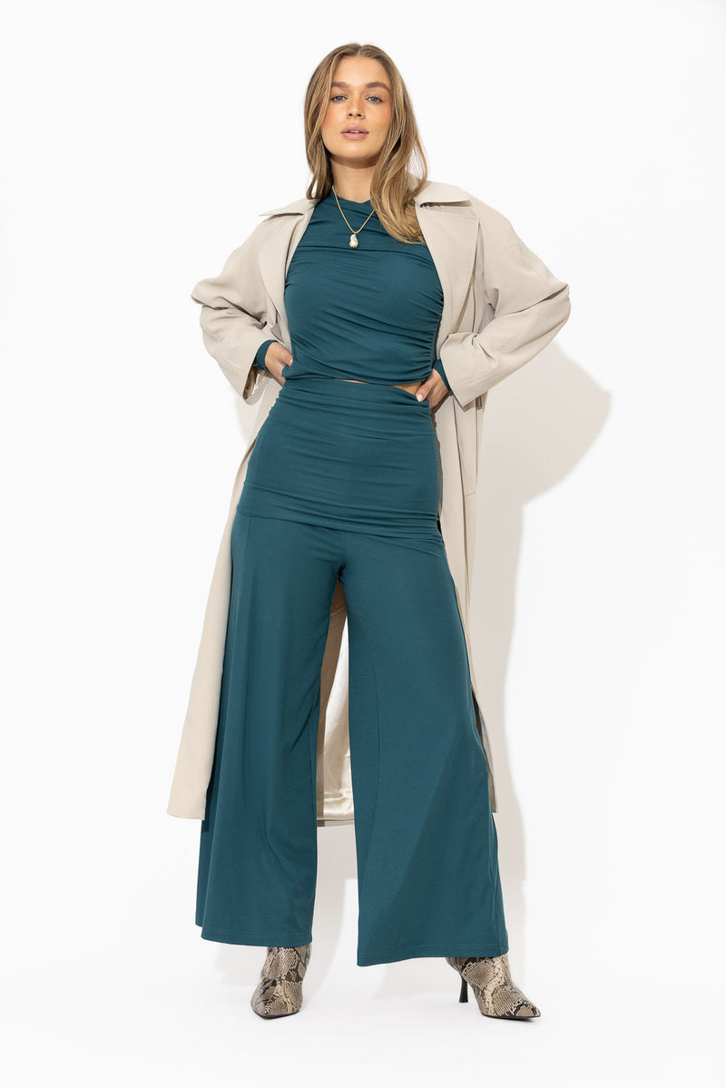 Teal Tencel Livvie Top