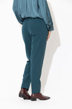 Teal Stud Pant