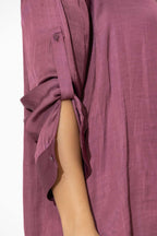 Rose Glow Slouch Shirt