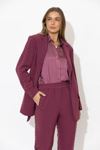 Rose Stud Boyfriend Blazer