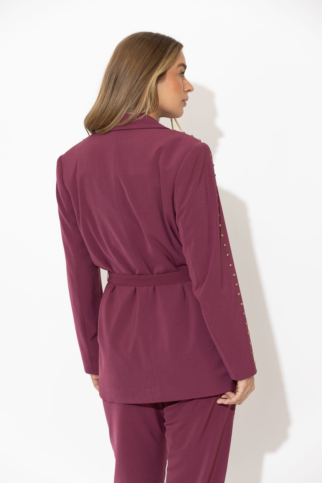 Rose Stud Boyfriend Blazer