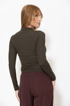 Khaki Tencel Livvie Top