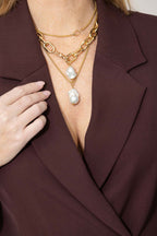 Burgundy Lustra Wrap Blazer