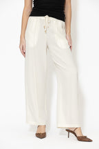 Ivory Lustra Pintuck Pant