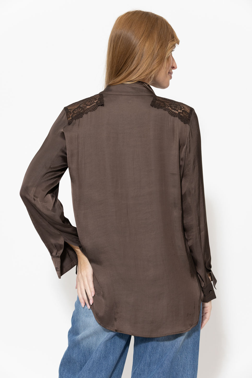 Earth Glow Lace Blogger Shirt