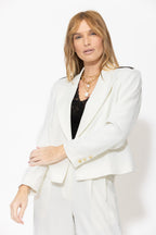 Ivory Euro Tux Blazer