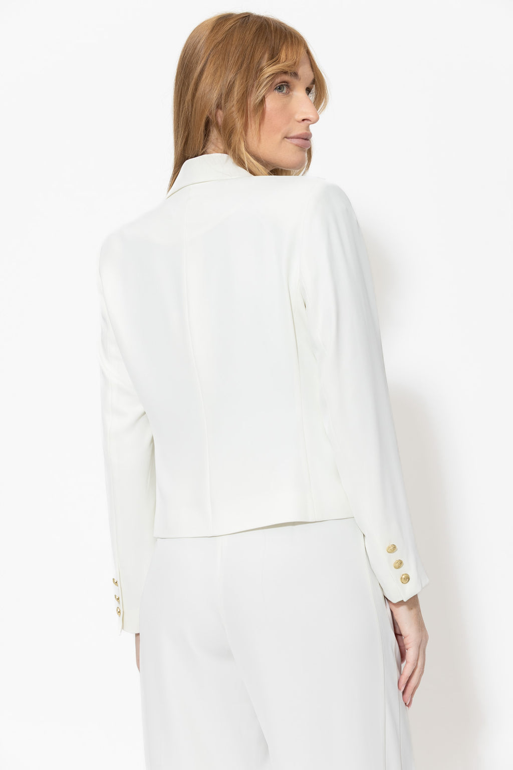 Ivory Euro Tux Blazer