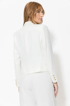 Ivory Euro Tux Blazer