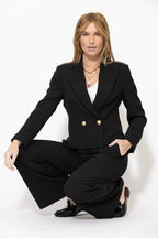 Black Euro Tux Blazer
