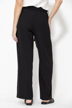 Black Euro Pintuck Pant