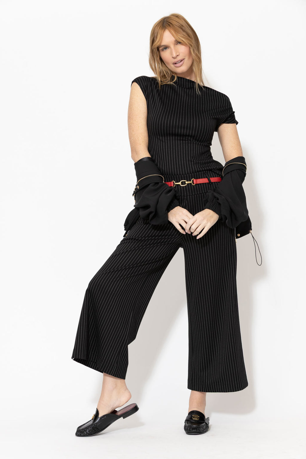 Pinstripe Jet Culotte