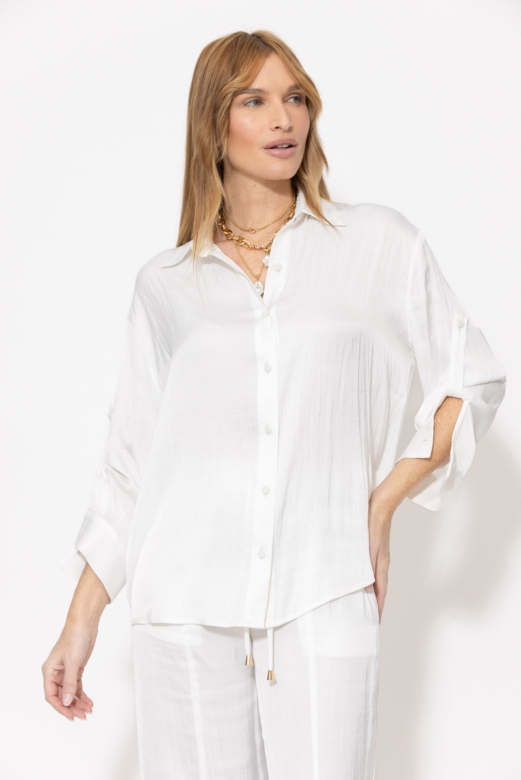 White Glow Sport Back Shirt
