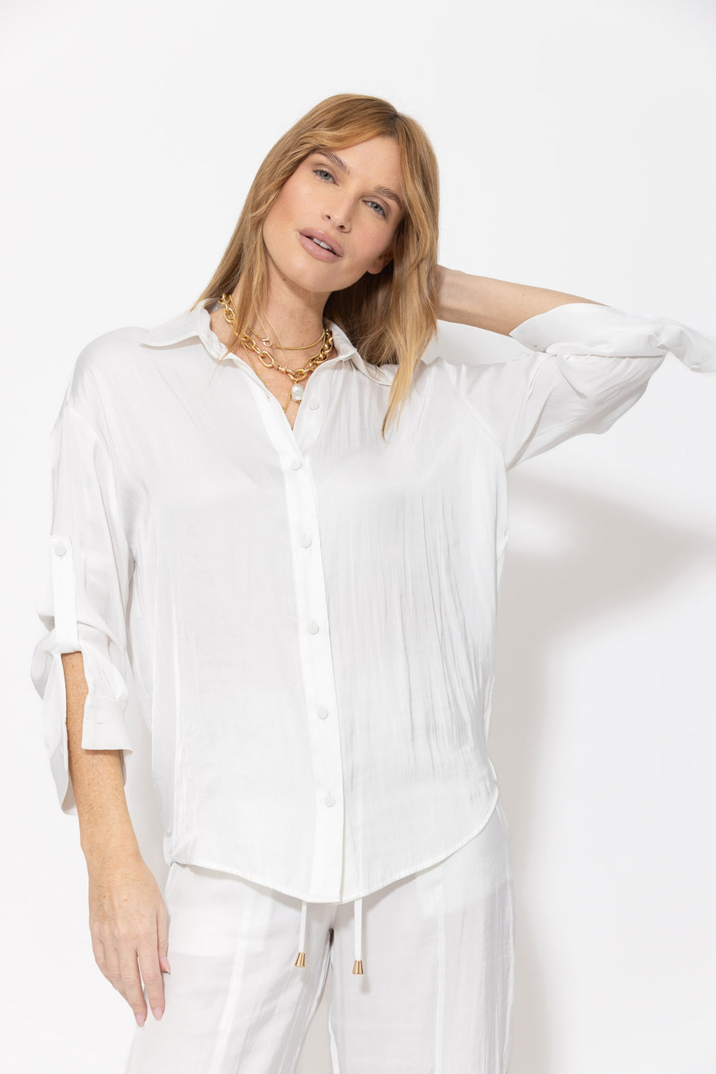 White Glow Sport Back Shirt