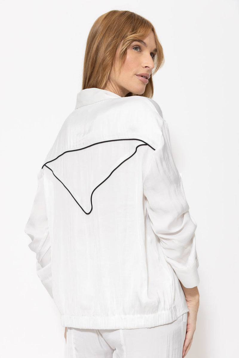 White Glow Sport Back Shirt