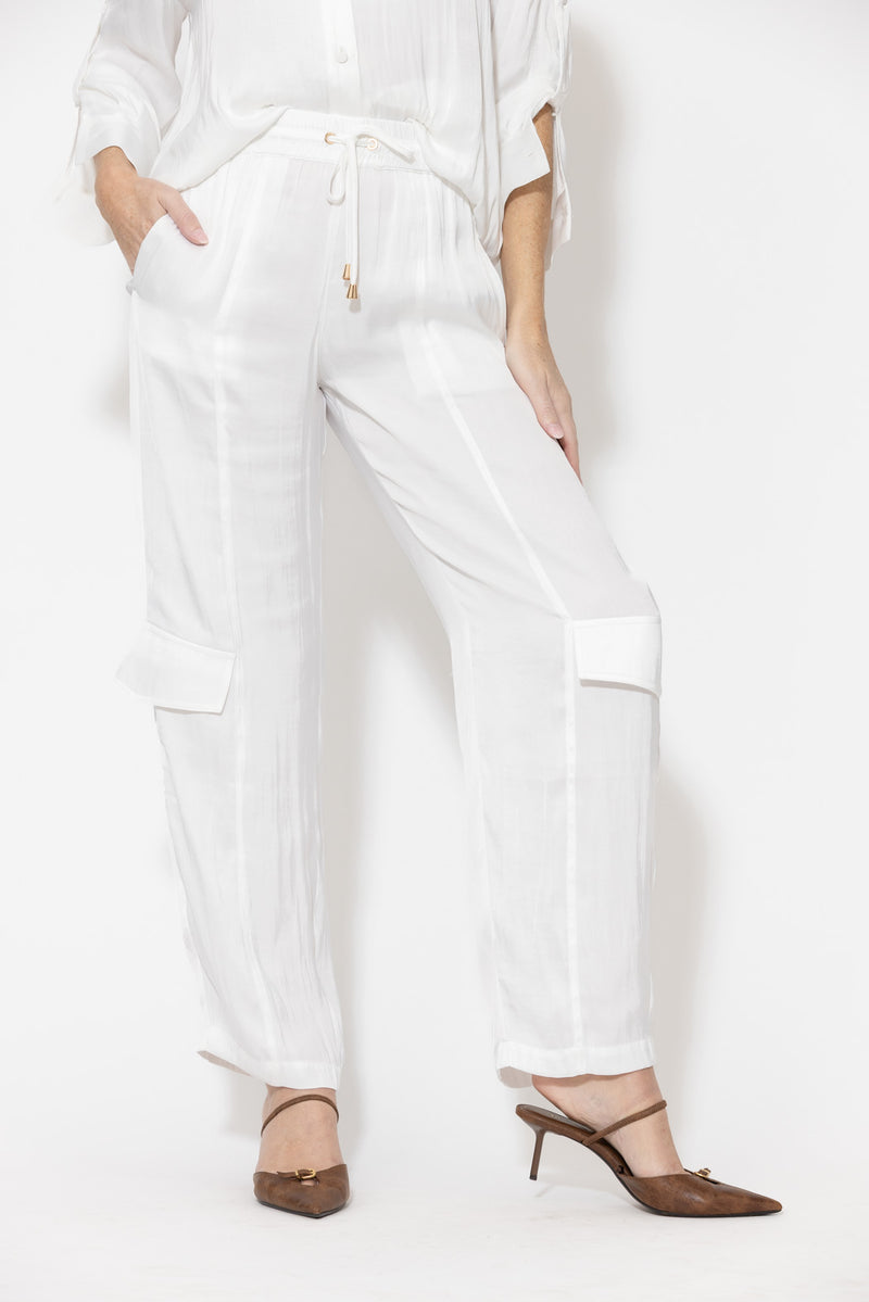 White Glow Cargo Pant