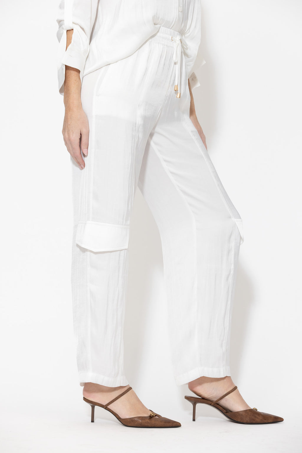 White Glow Cargo Pant