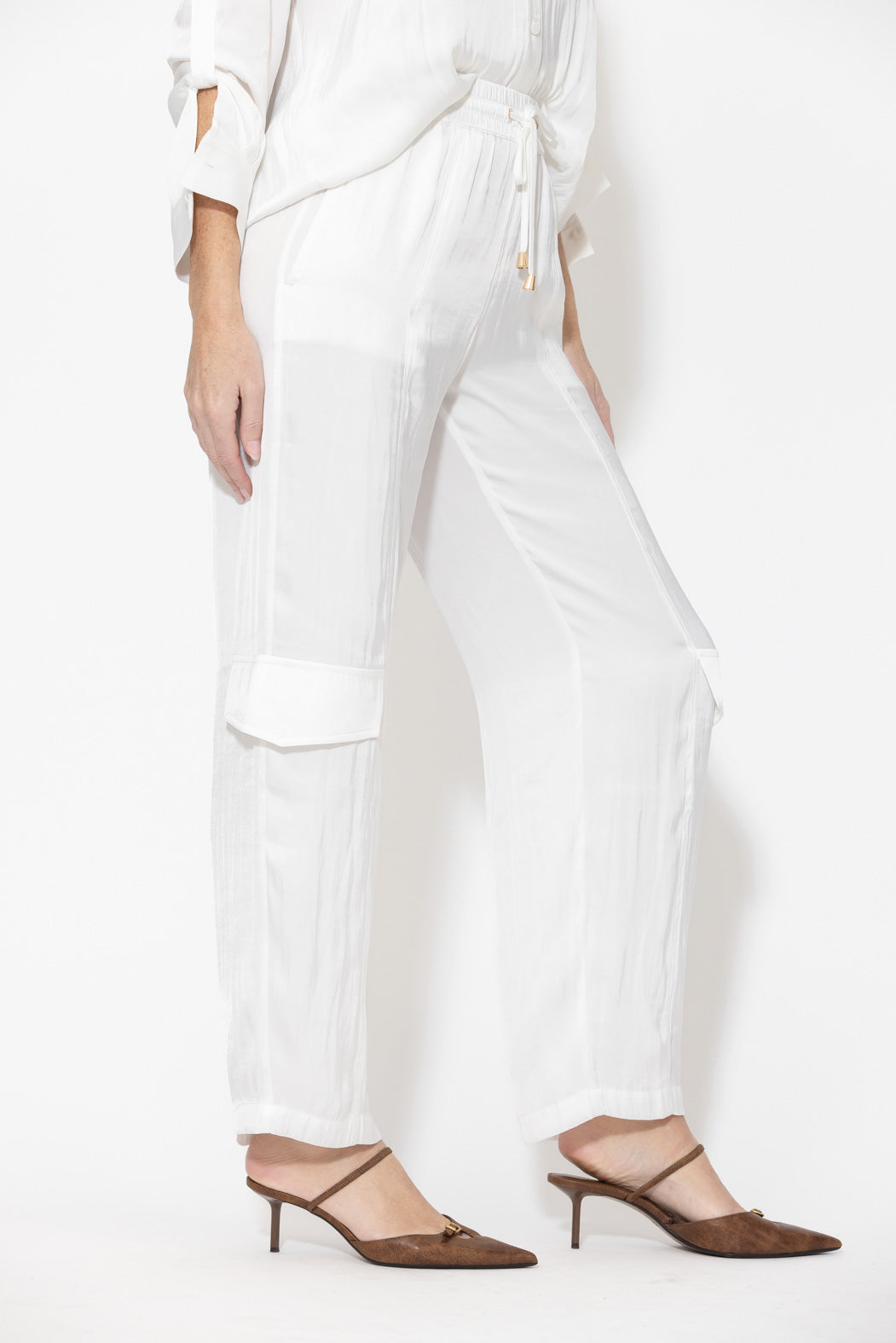 White Glow Cargo Pant